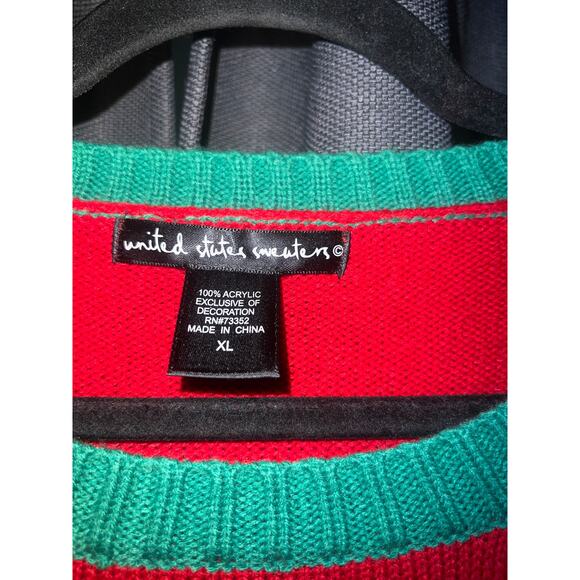 Ugly Christmas Sweater Xmas Size XL Llama - Picture 2 of 3